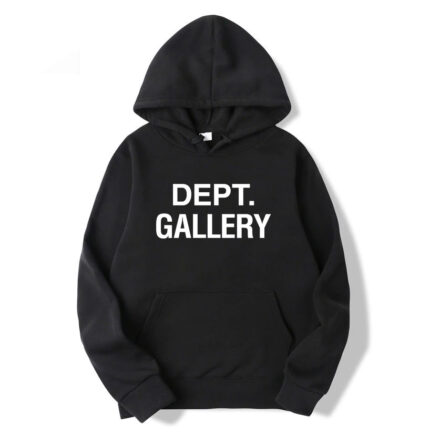 Gallery Dept Brand Logo Black Hoodie
