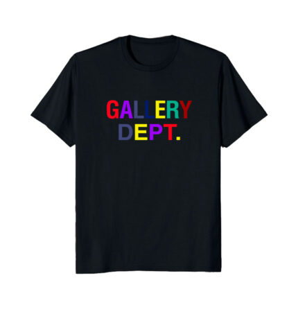 Gallery Dept Brand Colored Letters Logo Tee