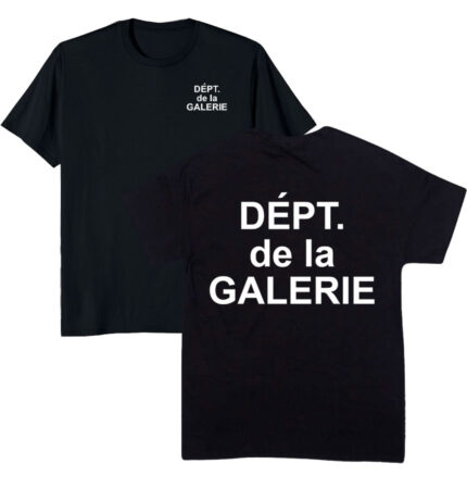 Dept De La Galerie Back And Front Print T Shirt