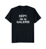 Dept De La Galerie Back And Front Print T Shirt