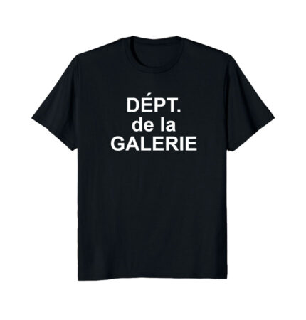 Dept De La Galerie Back And Front Print T Shirt