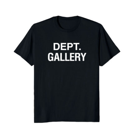 Dept Gallery Logo Black T-shirt