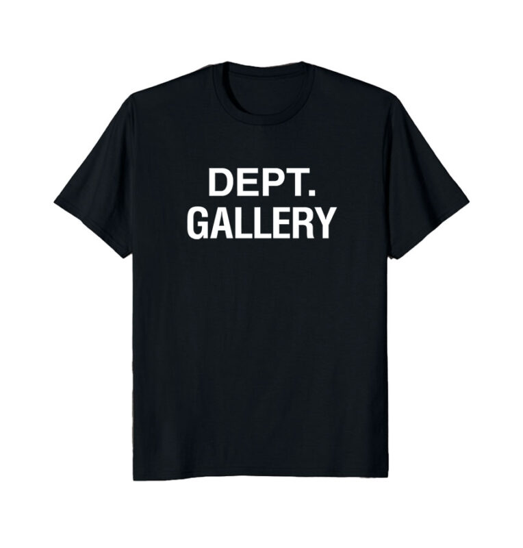 Dept Gallery Logo Black T-shirt