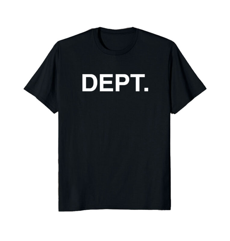 Dept Logo Black T-shirt