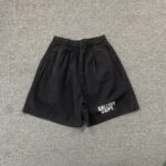 Gallery Dept Brand LOGO BLACK SHORTS