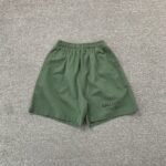 Gallery Dept Brand LOGO GREEN SHORTS