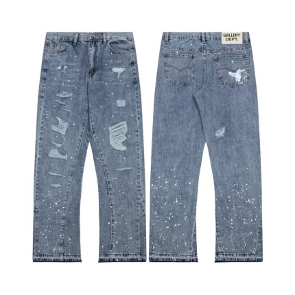 Gallery Dept Brand Patchwork Hip Hop Jeans