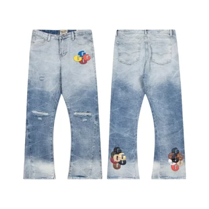 Gallery Dept Brand Spring Colorful Letter Jeans